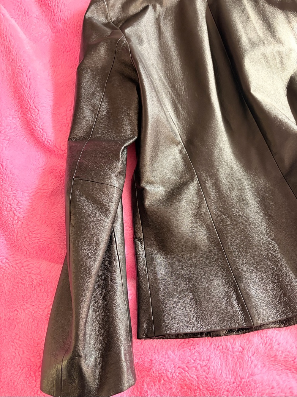 Wilsons Genuine Leather Black Zip-Front Women's Leather Jacket Medium - Picture 14 of 15